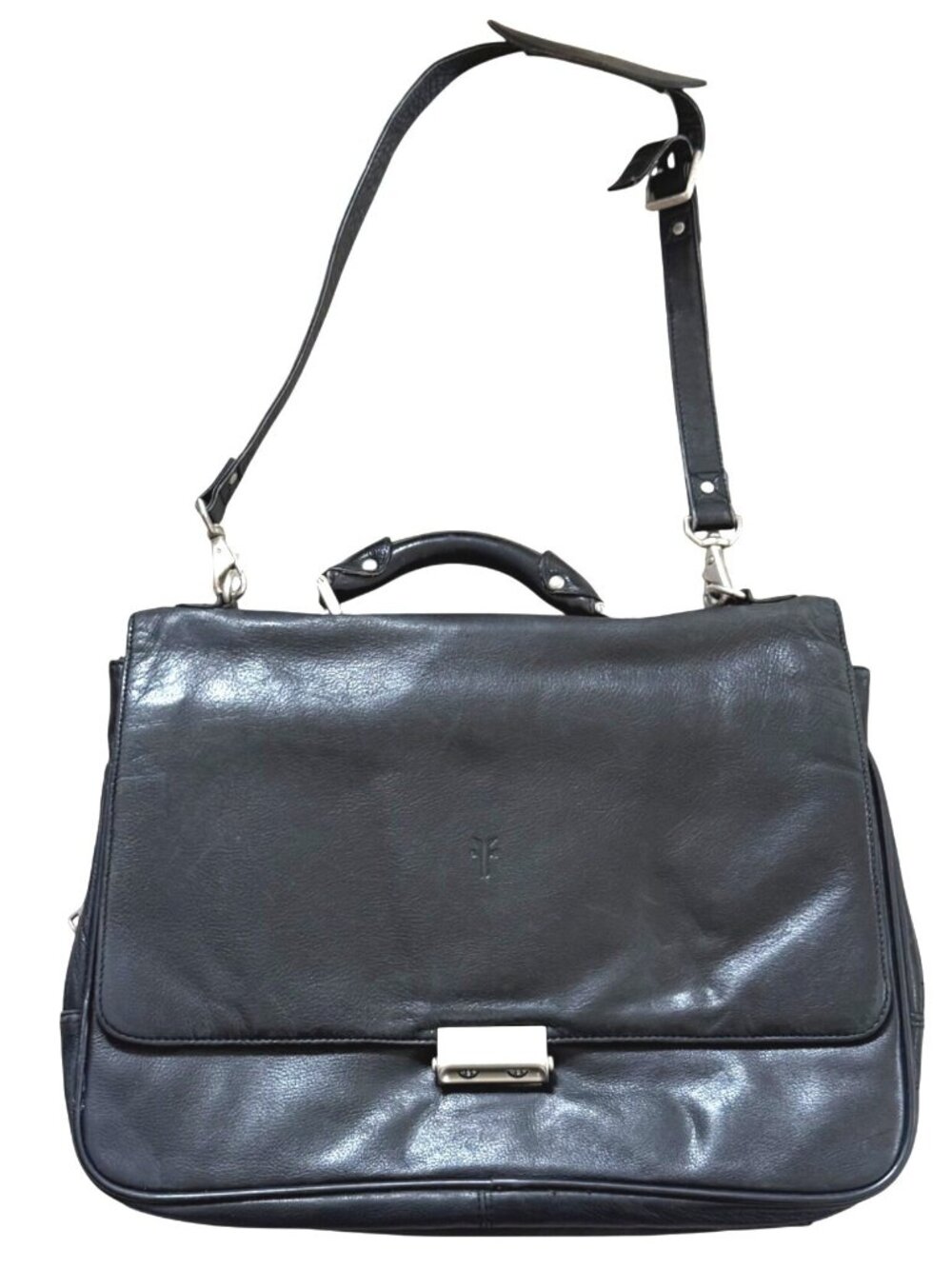 Frye Men's Laptop Bag Leather Professional Quiet Luxury Minimalist Briefcase